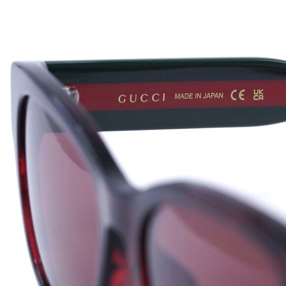 NWT Gucci GG1866SK-003 Havana 56mm Sunglasses main image 8